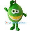 ‌Lively Green Lemon Mascot Costume