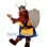 Norse Viking Warrior Mascot Costume