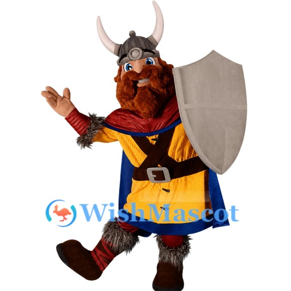 Norse Viking Warrior Mascot Costume