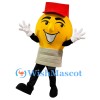 Smiling Light Bulb Mascot Costume