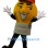 Smiling Light Bulb Mascot Costume