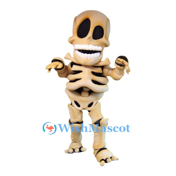 Halloween Skeleton Mascot Costume