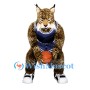 Basketball Lynx Mascot Costume