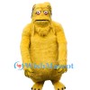 ‌Yellow Furry Monster Mascot Costume