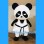 Karate Panda Mascot Costume