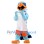 Light Blue Eagle Mascot Costume