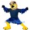 Event Blue Eagle Mascot Costume