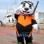 Diving White Seal Mascot Costume