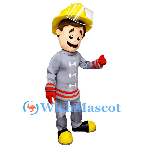 Fireman Hero Mascot Costume
