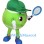 Cute Tennis Ball Mascot Costume