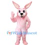 Adult Pink Rabbit Mascot Costume