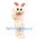 White Easter Bunny Mascot Costume