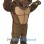 Muscle Brown Dog Mascot Costume