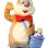 Cheerful ‌Easter Bunny Mascot Costume