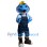 Blue Snake Miner Mascot Costume