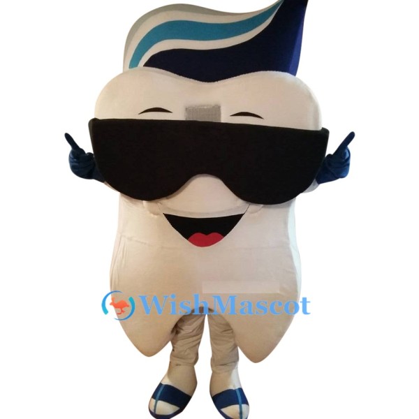 Cool Tooth Mascot Costume