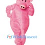 Cute Pink Pig Mascot Costume