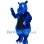 ‌Blue Hippo Mascot Costume