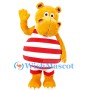 Friendly Hippo Mascot Costume
