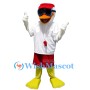 Coach White Duck Mascot Costume