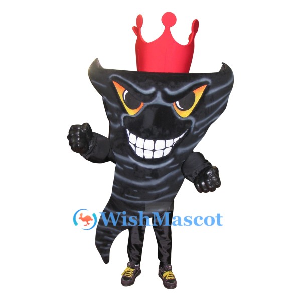 Crown Tornado Mascot Costume