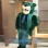 Office ‌Green Panther Mascot Costume