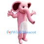 Adorable Pink Elephant Mascot Costume
