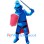 Blue Knight Adult Mascot Costume