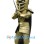 Golden Medieval Knight Mascot Costume