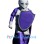 Purple Knight Mascot Costume