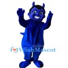 Friendly Blue Devil Mascot Costume