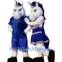 College Unicorn Mascot Costume