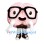 Nerd-Style Brain Mascot Costume