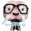 Nerd-Style Brain Mascot Costume