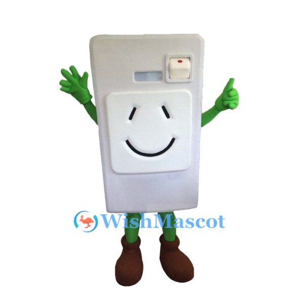Smiling Plug Mascot Costume