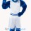 Fierce Blue Leopard Mascot Costume