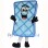 Blue Mattress Mascot Costume for Adult