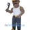 Strong Construction Worker Mascot Costume