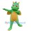 Festive Green Dragon Mascot Costume