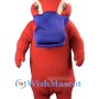 Red Plush Platypus Mascot Costume