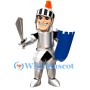 Armor-clad Knight Mascot Costume