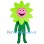 Green Sunflower Mascot Costume