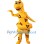 Golden Snake Mascot Costume