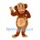 Plush Monkey Mascot Costume