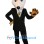 Business Fox Mascot Costume