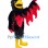 Red & Black Eagle Mascot Costume