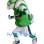 Green Wave Mascot Costume
