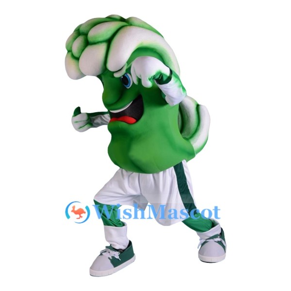 Green Wave Mascot Costume