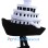Black Cruise Ship Mascot Costume