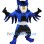 Power Blue Owl Mascot Costume